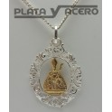 Medalla San Fermín Plata y Chapado Oro